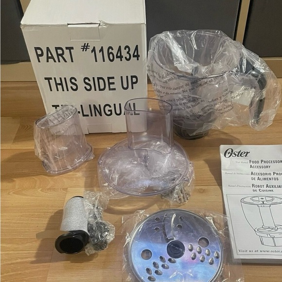 Oster Food Processor Blender 116434
Accessory Attachments 6 Piece Set Kit New - Picture 1 of 4